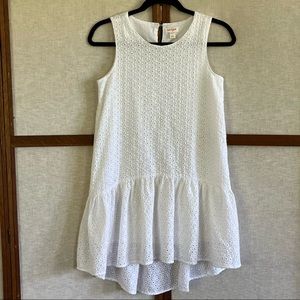 Cat & Jack Eyelet High Low Dress - 10/12